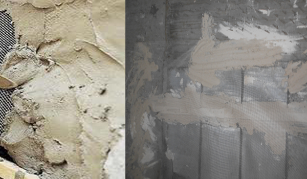 Glass fiber mesh application,