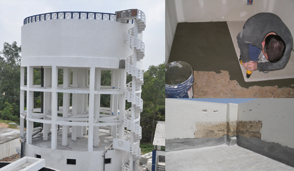Glass fiber mesh application,